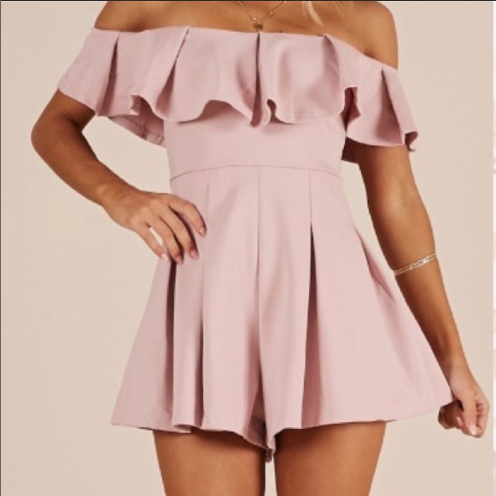 Blush Showpo Ruffle Romper - Picture 4 of 8